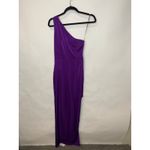 Do+Be NWT Purple One Shoulder Satin Dress Sz Small & Medium Available Photo 5