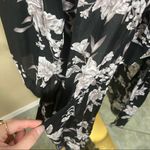 Spiritual Gangster Kimono Womens OS Black Floral Open Tie Front Cover Up Boho Photo 5