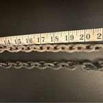 Chain Glittery Infinity Statement necklace Tri Photo 8