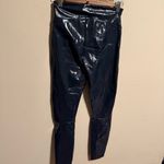 Spanx  Navy Patent Leather Pant Legging- Size Small Photo 5