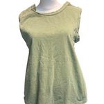 Madewell  women's size medium military green sleeveless shirt Photo 0