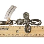 Wire Wrapped Silver Tone Cross Pendant Necklace Mens Womens Grunge Streetwear Size 4 Photo 8