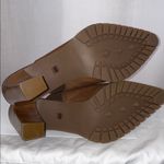 Bisou Bisou  BROWN LEATHER POINT TOE HEELED MULES GUM SOLE Boho Western SIZE 10 Photo 5