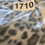 Milly  BLACK GRAY GOLD LEOPARD SHEER‎ BLOUSE SIZE SMALL OR P Photo 8