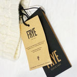 Frye  One Size Cream Cable Knit Beanie Hat‎ NEW Photo 4