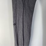 Lululemon  Wunder Under Heathered Grey Black High Rise Roll Down Legging Size 4 6 Photo 7