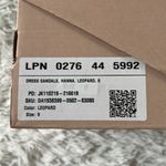 JustFab  Hanna Transparent Heeled Leopard Sandals size 8 Photo 1