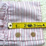 Jjill Western Embroidered Equestrian Floral Button Down Cowboy Stripe Shirt XL Pink Photo 13