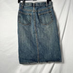 Gap Vintage Y2K Denim Midi Skirt Size 2 Blue Photo 1