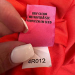 Betsey Johnson Orange Crepe Georgette Midi Dress Pinup Rockabilly Size 2 XS Photo 11