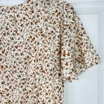 Wishlist Women's Cream Floral Handkerchief Midi Dress Multicolor Size M Photo 7