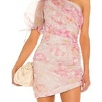 Amanda Uprichard  x Revolve Manuela Pastel Dress Partridge M Floral NWOT Photo 0