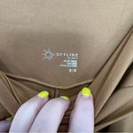 Aerie NWT Offline Real Me Crossover Flare Leggings Gold Medium Photo 5