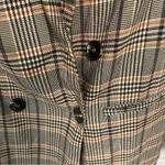 Vila Clothing, preppy plaid, vintage ladies y2k blazer, buttons, size 38 Black Photo 5