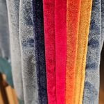 Aviator Nation 💕💕 Classic Velvet Relaxed Sweatshirt ~ Vintage Blue XS Photo 9