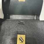 Chloé Chloe - Black Grained Lambskin Leather "Drew" Crossbody Bag Photo 4