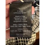 Rachel Zoe  Dress Women 4 Black Ivory Silk Anika Grid Print Ruffle Hem‎ Mini Photo 11