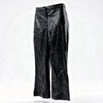 Wilfred  Black Faux Leather Straight Leg Pants Size 8 Photo 1