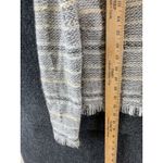 Banana Republic Women's Cardigan Sweater Wool Rabbit Hair Fringe Tweed Sz Medium Photo 4