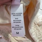 ANDIE  Swim the Hydra Bikini Top NWT size Medium Vanilla Crochet‎ Ruffle Lace Photo 7