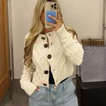 Free People Cream Bonfire Cardigan Photo 1