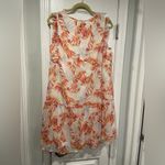 Kaari Blue NWOT  Size M Sleeveless Ruffle Tassel Flowy White Tropical Mini Dress Photo 8