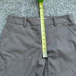 Trina Turk tan & black houndstooth straight leg dress pants size 6 Photo 9