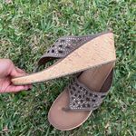 Skechers Sketcher Sandal Wedge Tan Photo 2