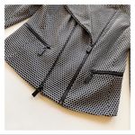 Vince Camuto Polka Dot Moto Jacket Blazer Photo 5