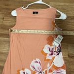 JM Collection  Women's Floral Shift Jersey Sleeveless Dress, Size PP coral combo Photo 5