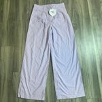 Princess Polly NWT High Rise Dalia Pleated Wide Leg Trouser Pant Purple-8 Photo 3