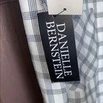 Danielle Bernstein  Gray Checkered Women's Chinos Photo 5