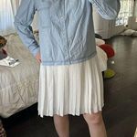 Derek Lam 10 Crosby Women’s 00 Blue White Mixed Media Shirtdress Photo 0