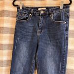 Elan  Darkwash Distressed‎ Hem Jeans Size Medium Photo 4