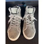 Blowfish Malibu Gray Canvas High Top Sneakers Zipper Detail Casual Shoes Size 6.5 Photo 1