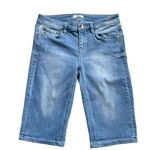 Kensie Jeans Women’s Bermuda Shorts Size 26 Light Wash Blue Denim Stretch Photo 0