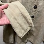 CP Shades  Irish linen button down top sz‎ small Photo 3