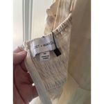 Lost + Wander  Women Tie Sleeve Checkered Midi Dress, Beige/White Size Medium NEW Photo 7