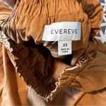 Evereve Shane Orange One Shoulder Relaxed Fit Puff Sleeve Blouse Size XS Photo 8