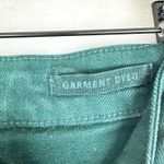 Judy Blue  High Rise Wide Leg Crop Jeans Size 7/28 Teal Green Tummy Control Photo 5