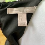 Forever 21 Vintage Y2K F21 Black Lace Gold Metallic Structured Party Dress Medium Photo 4