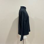 Eddie Bauer Charcoal Grey Birch Valley Fleece Mock 1/4 Zip Pullover Size Medium Photo 5