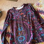 Peruvian Connection  long sleeve floral top Photo 3