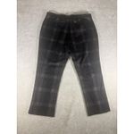Democracy  plaid ab technology dress pants plaid tapered leg  Cropped‎ Belted 16 Photo 3