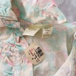 Victoria's Secret  VINTAGE 90's Flannel Ruffle Nightshirt Floral Medium NEW w/Tag Photo 2