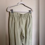 Madewell Tapered Huston Pull-On Crop Pants Sz Medium Faded Seagrass Photo 6