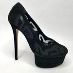 Olcay Gulsen 🎯Black Platform Mesh Heels Pumps 37 Photo 0