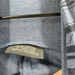 Wild Coast Blue Stretch Knit Open Front Sleeveless Draped Cardigan Shark Bite Size L Photo 3