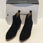 Hush Puppies  Sierra Chelsea Boot Black Suede Women's Size 7.5 Medium Photo 0