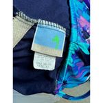 Le cove one piece swimsuit Vintage floral tankini look blue purple white Size 12 Photo 7